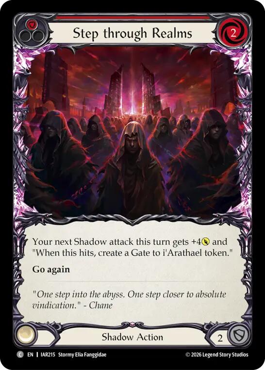 Step through Realms (Red) card image