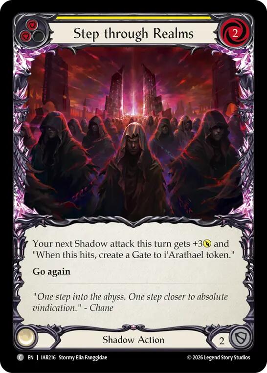 Step through Realms (Yellow) card image