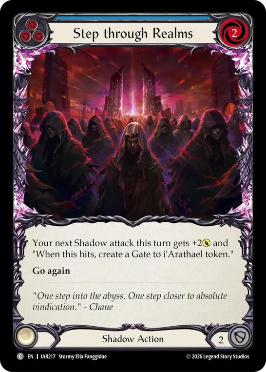 Step through Realms (Blue) card image