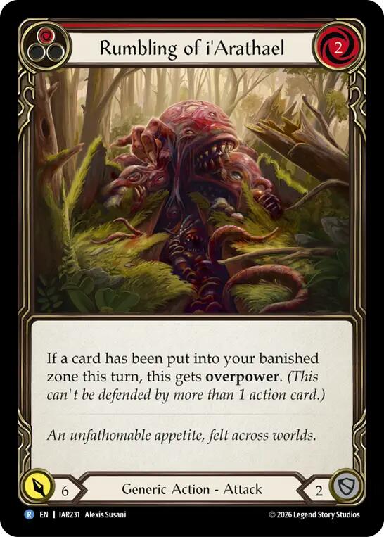 Rumbling of i'Arathael card image