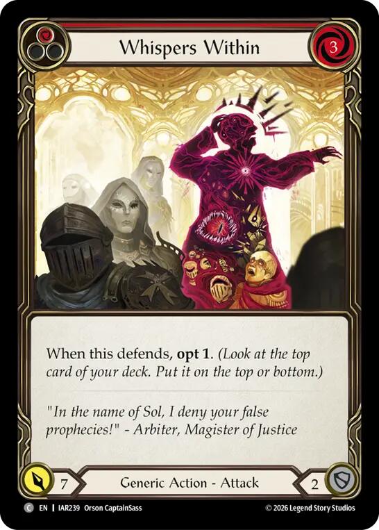 Whispers Within (Red) card image