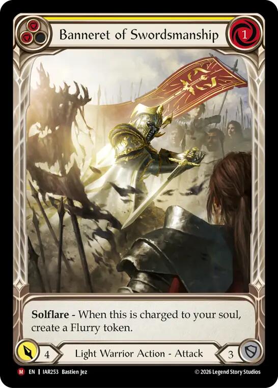 Banneret of Swordsmanship (Extended Art) card image