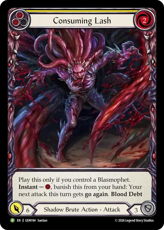 Consuming Lash card image
