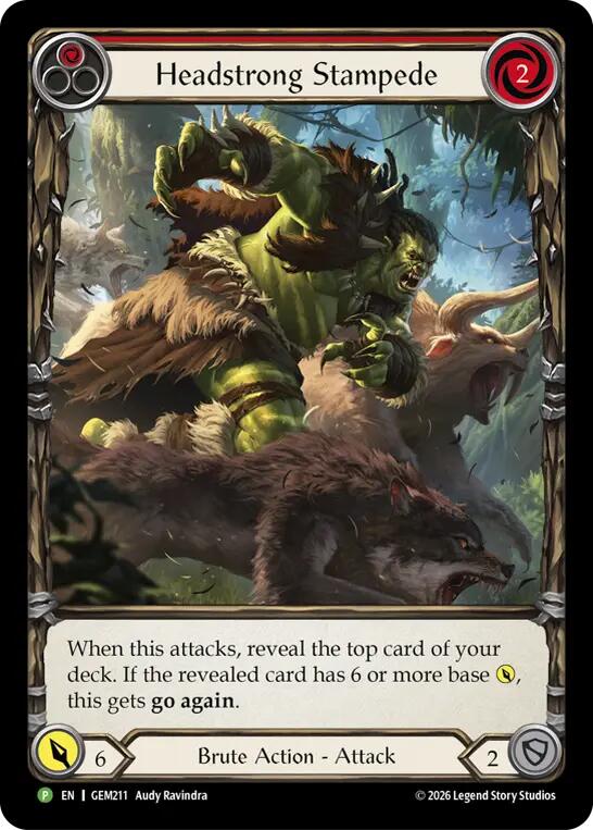 Headstrong Stampede card image