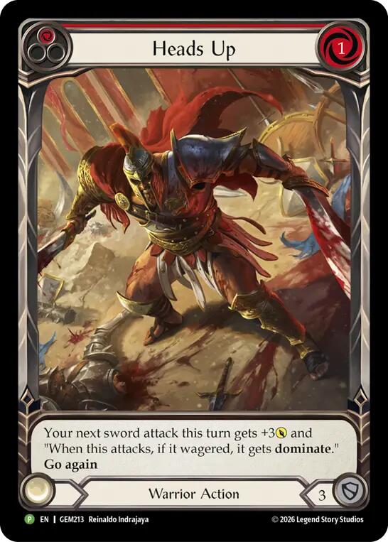 Heads Up card image
