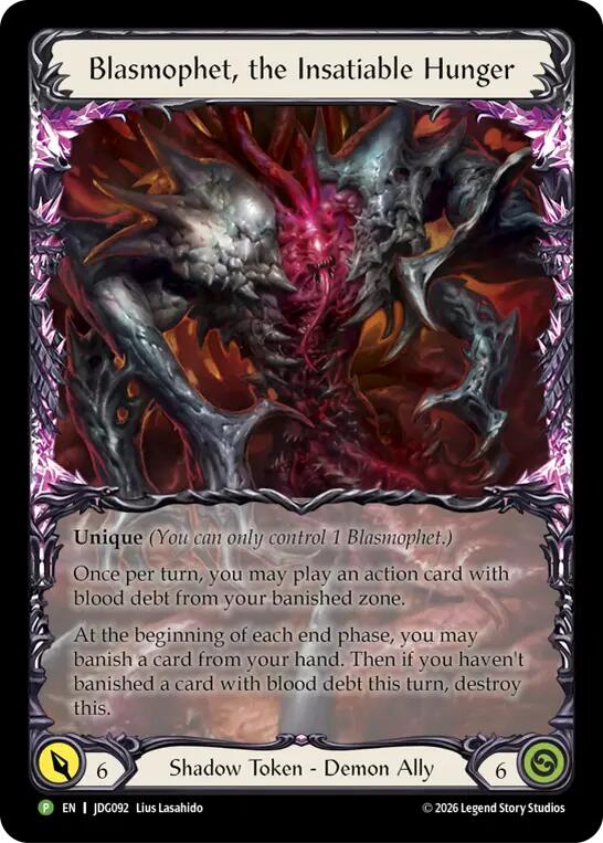 Blasmophet, the Insatiable Hunger - JDG092 card image