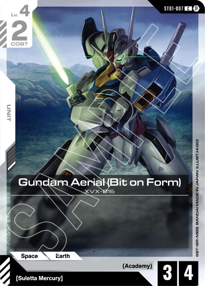 Gundam Aerial (Bit on Form) card image