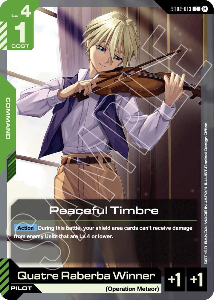 Peaceful Timbre card image