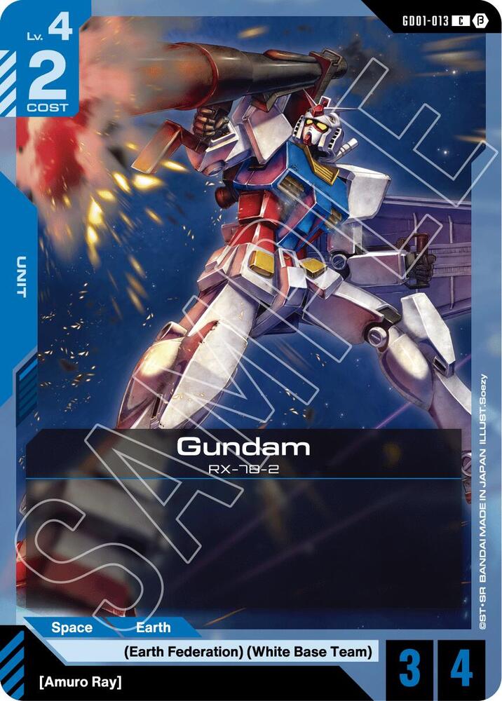 Gundam (GD01-013) card image