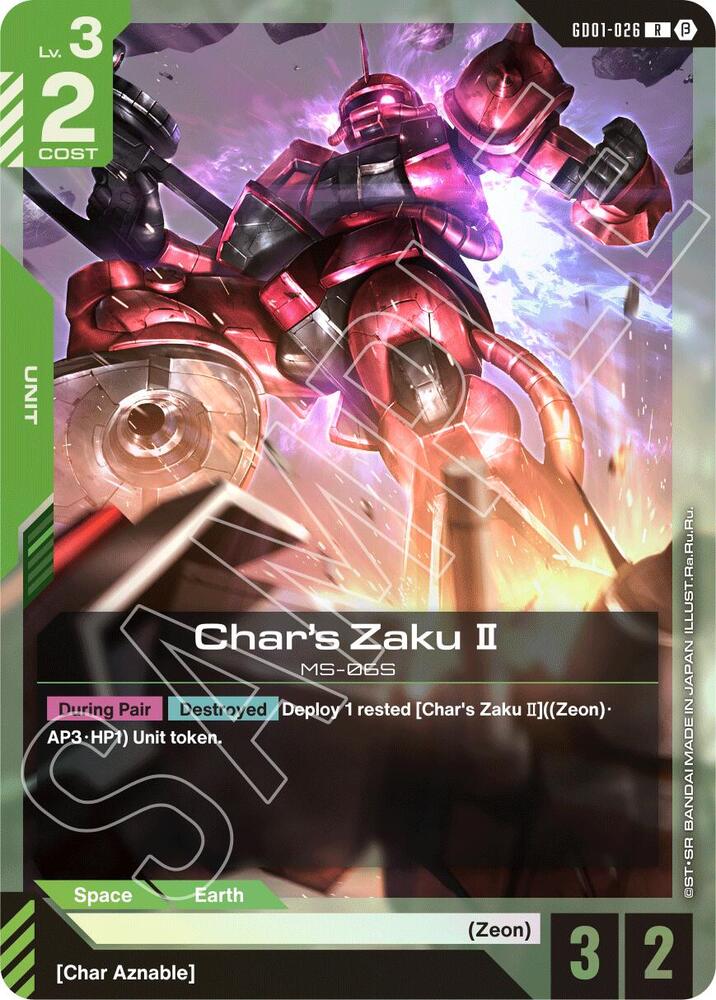 Char's Zaku II card image