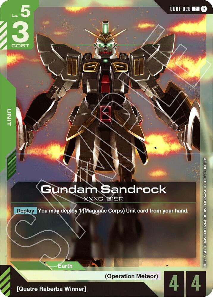 Gundam Sandrock card image