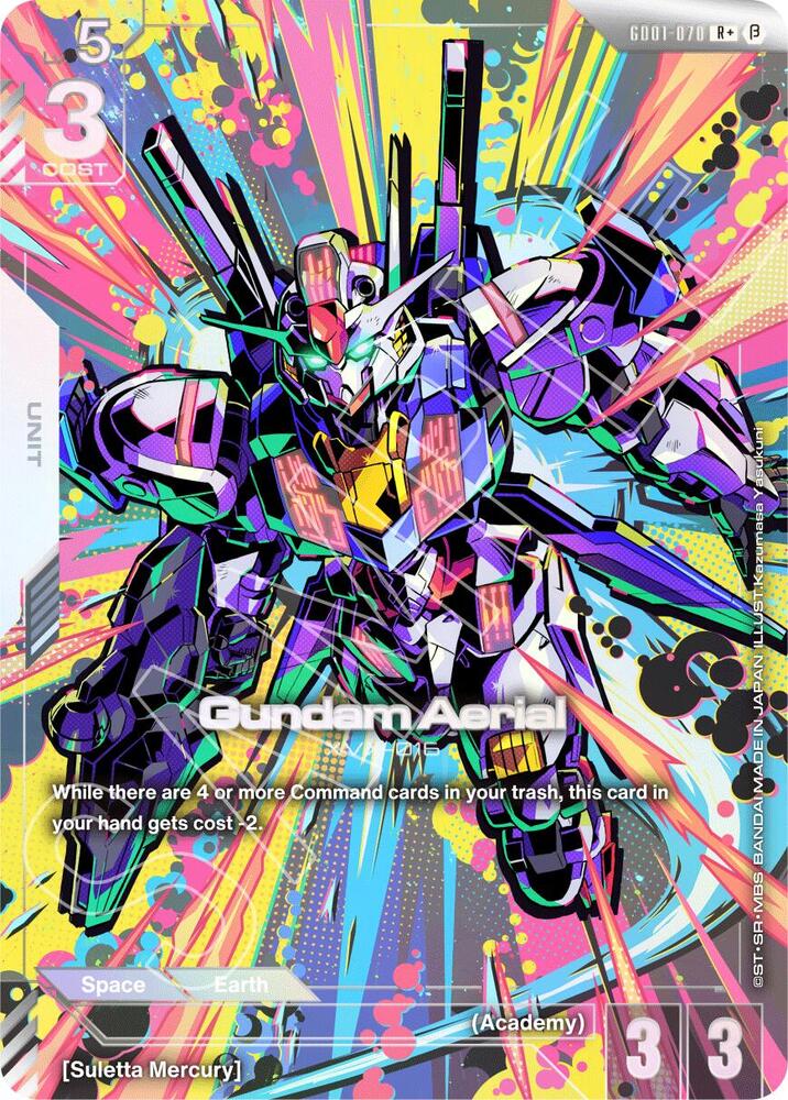 Gundam Aerial (R+) card image
