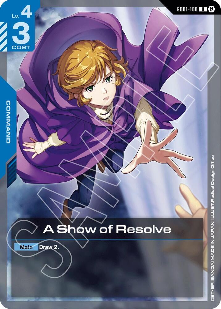 A Show of Resolve card image