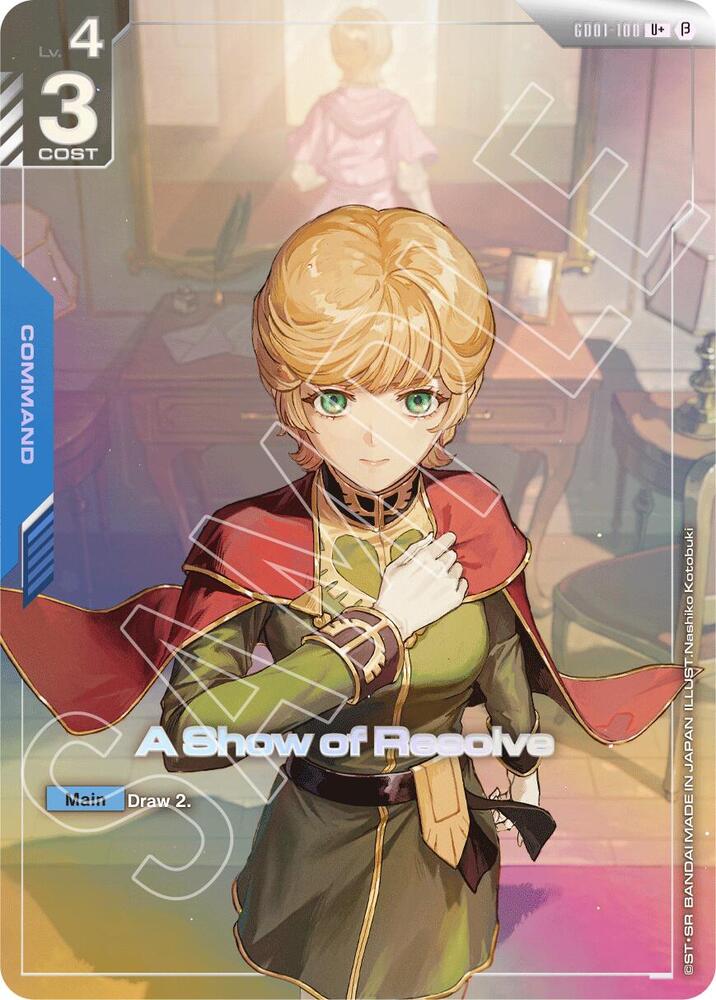 A Show of Resolve (U+) card image