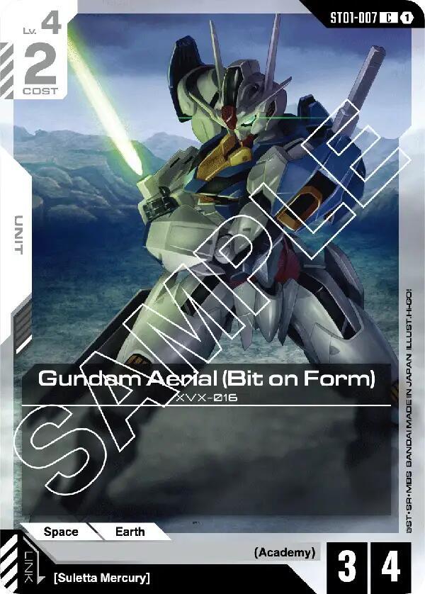 Gundam Aerial (Bit on Form) card image