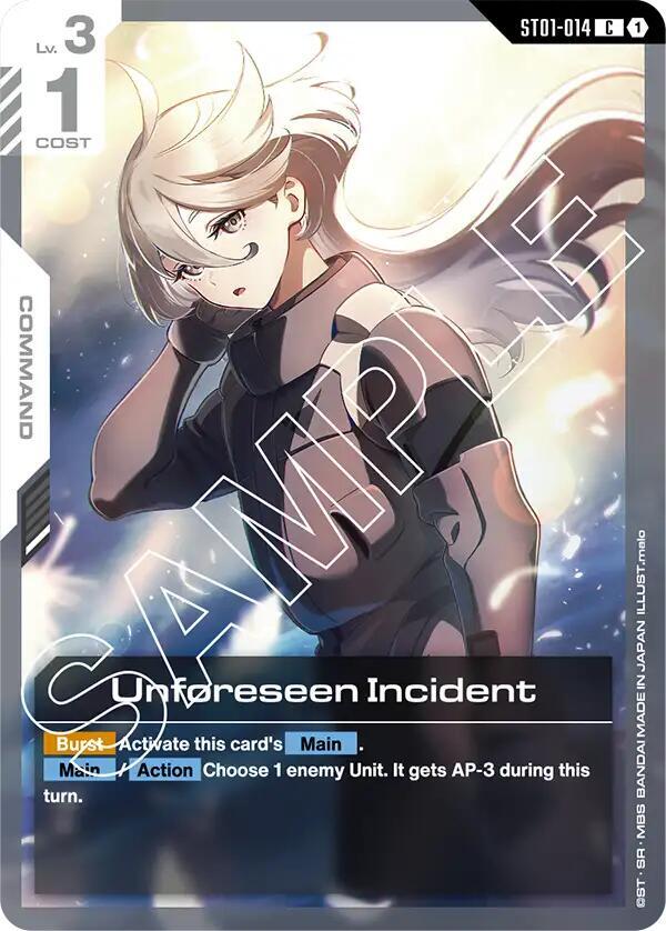 Unforeseen Incident card image