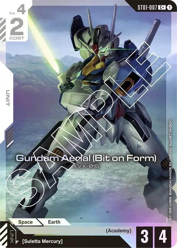 Gundam Aerial (Bit on Form) (C+) card image