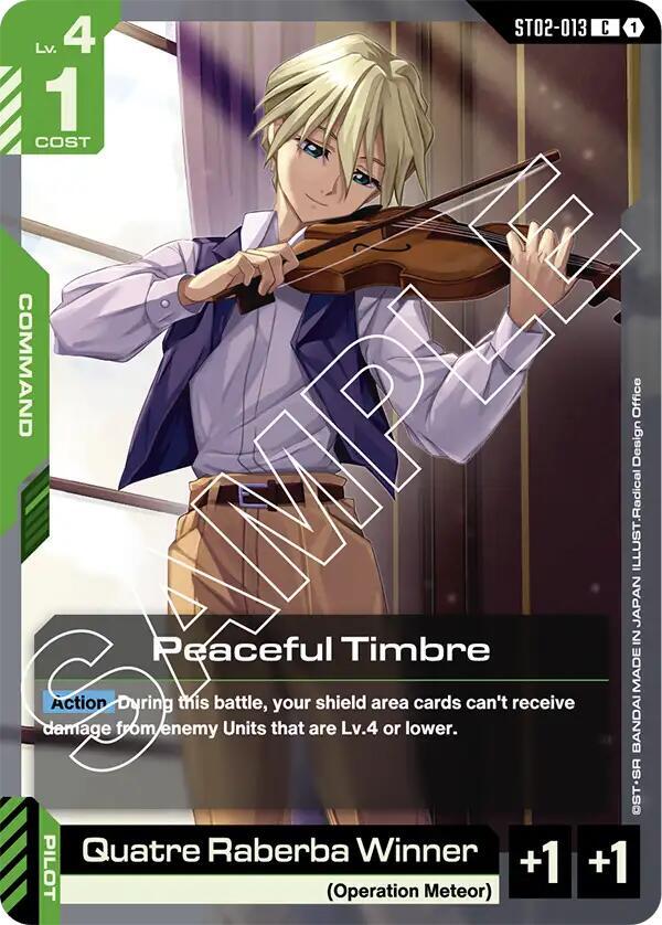 Peaceful Timbre card image