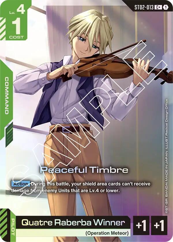 Peaceful Timbre (C+) card image