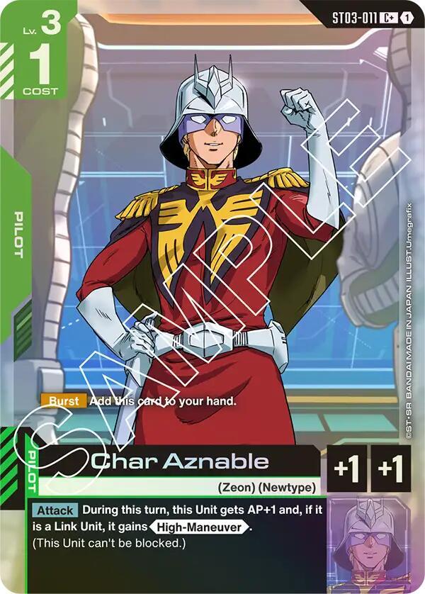 Char Aznable (C+) card image