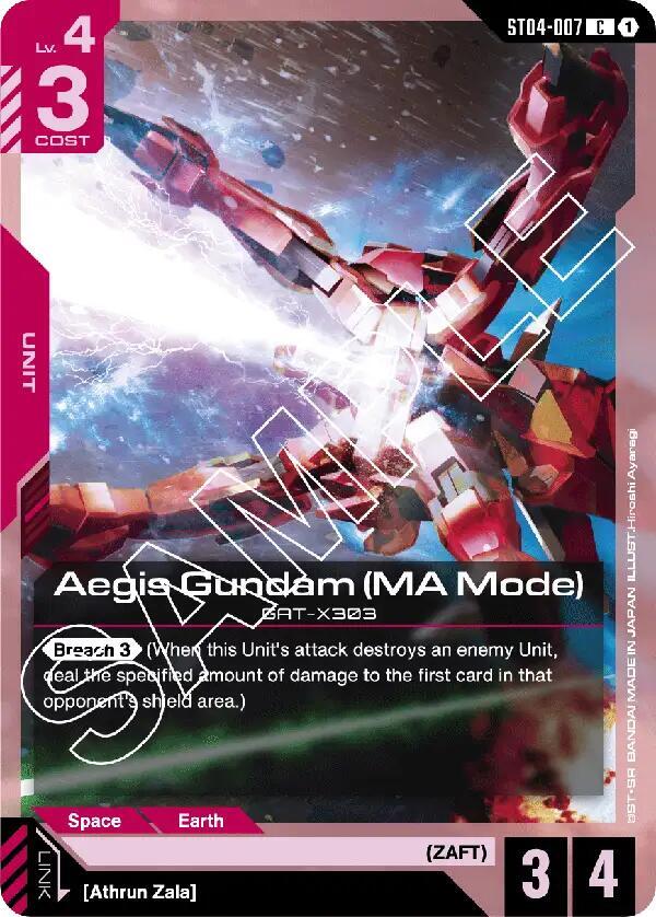 Aegis Gundam (MA Mode) card image