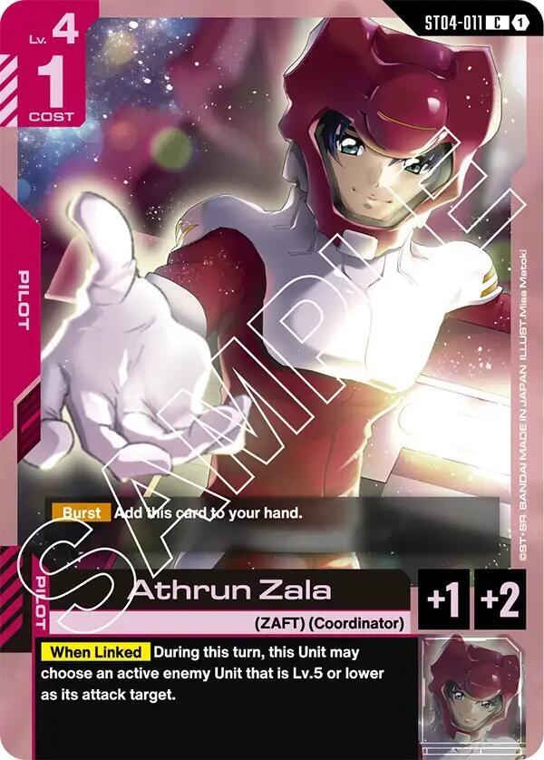 Athrun Zala card image
