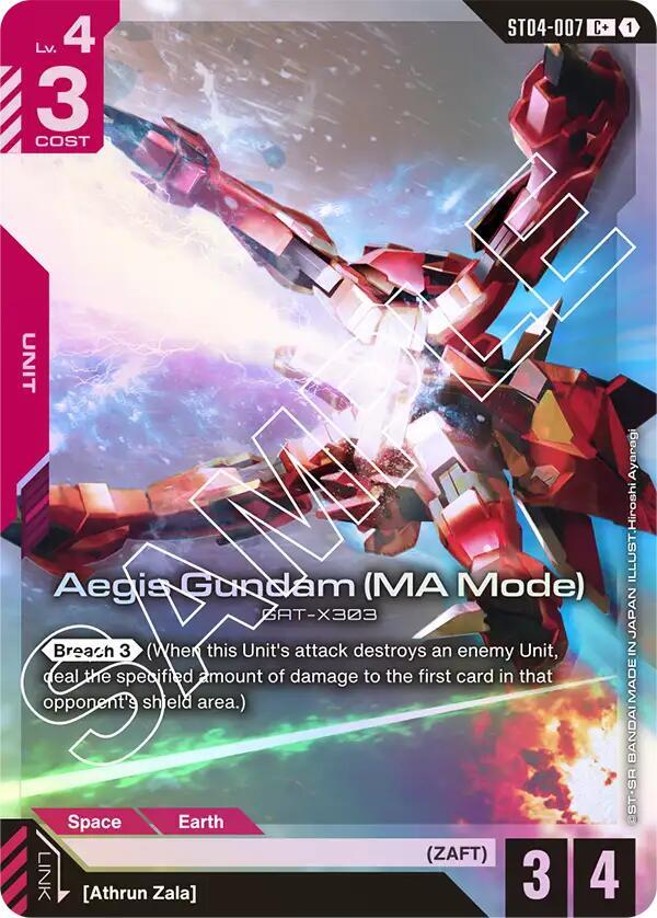 Aegis Gundam (MA Mode) (C+) card image