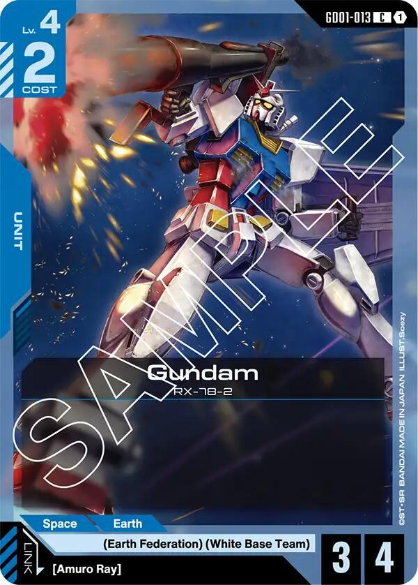 Gundam (GD01-013) card image