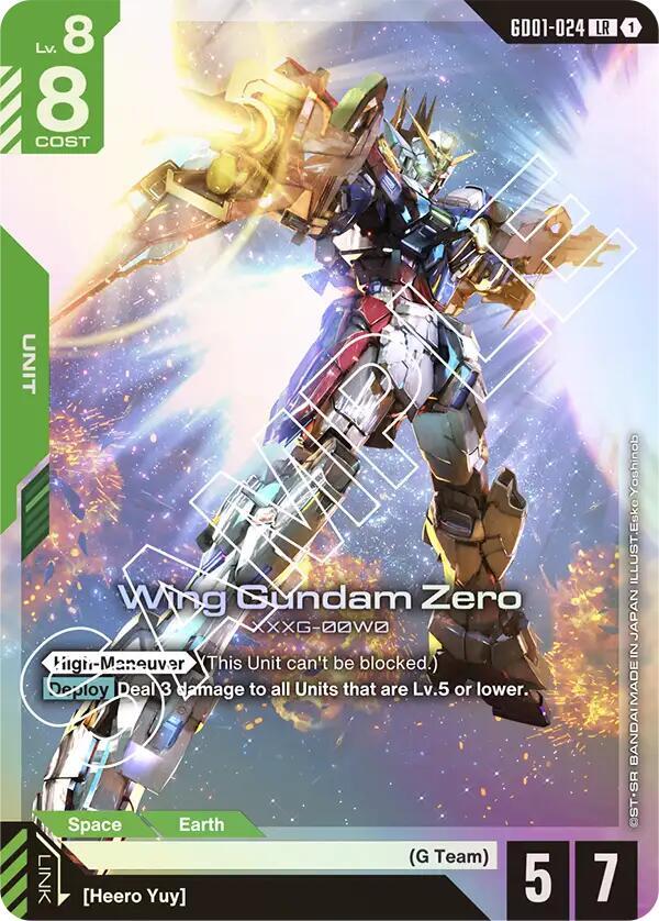 Wing Gundam Zero card image