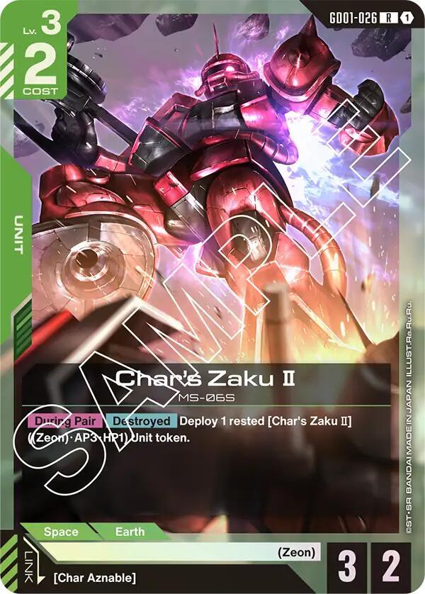 Char's Zaku II card image