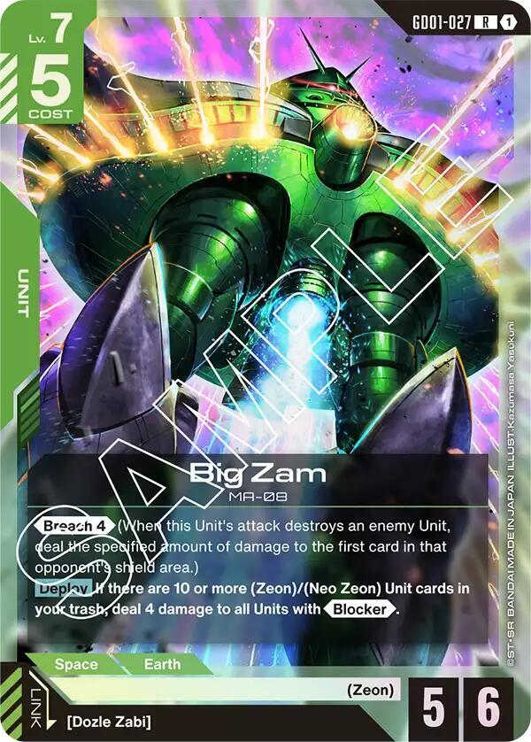 Big Zam card image