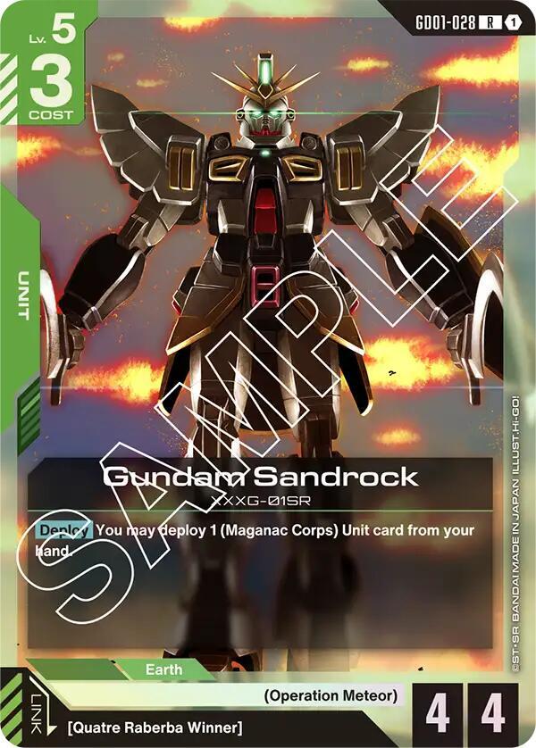 Gundam Sandrock card image