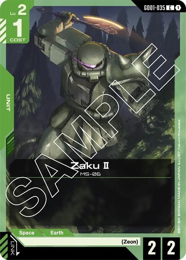 Zaku II card image