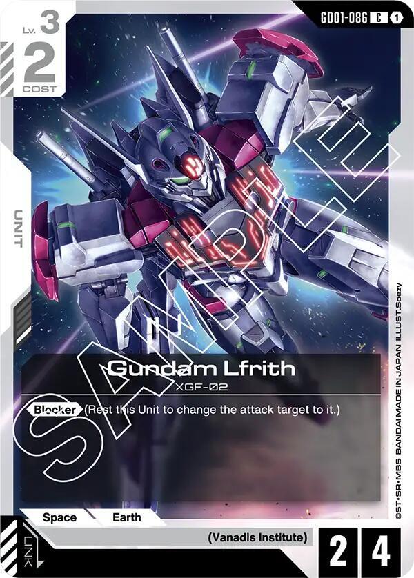 Gundam Lfrith card image