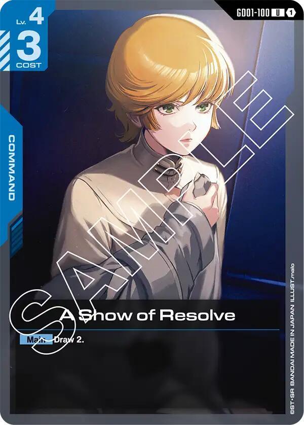 A Show of Resolve card image