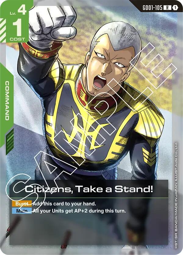 Citizens, Take a Stand! card image
