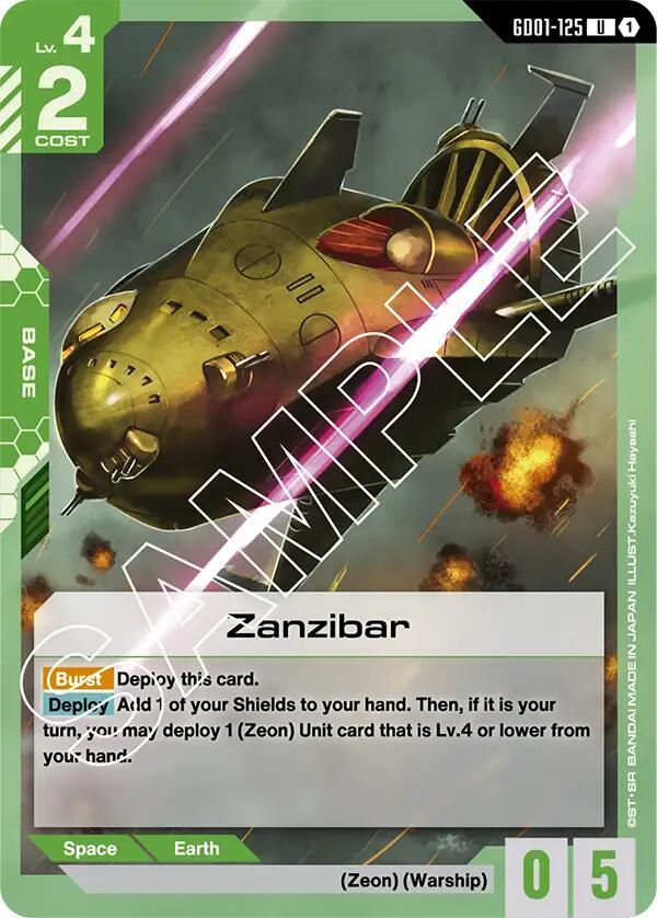 Zanzibar card image