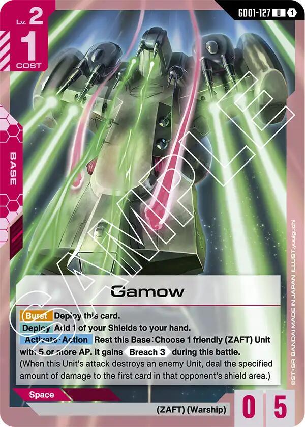 Gamow card image