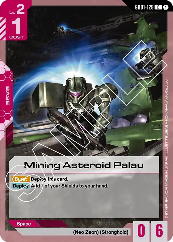 Mining Asteroid Palau card image