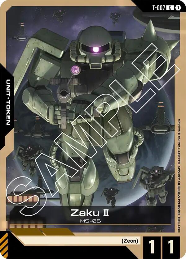 Zaku II (T-007) Token card image
