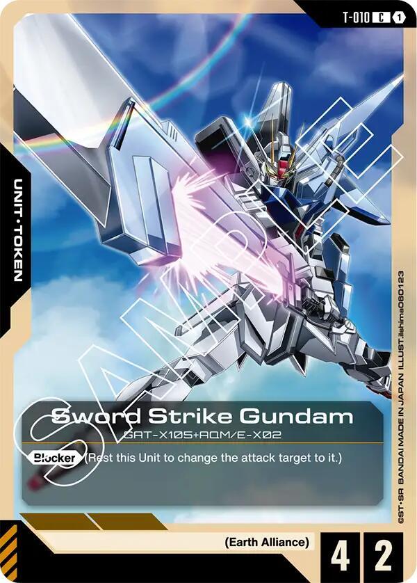 Sword Strike Gundam (T-010) Token card image