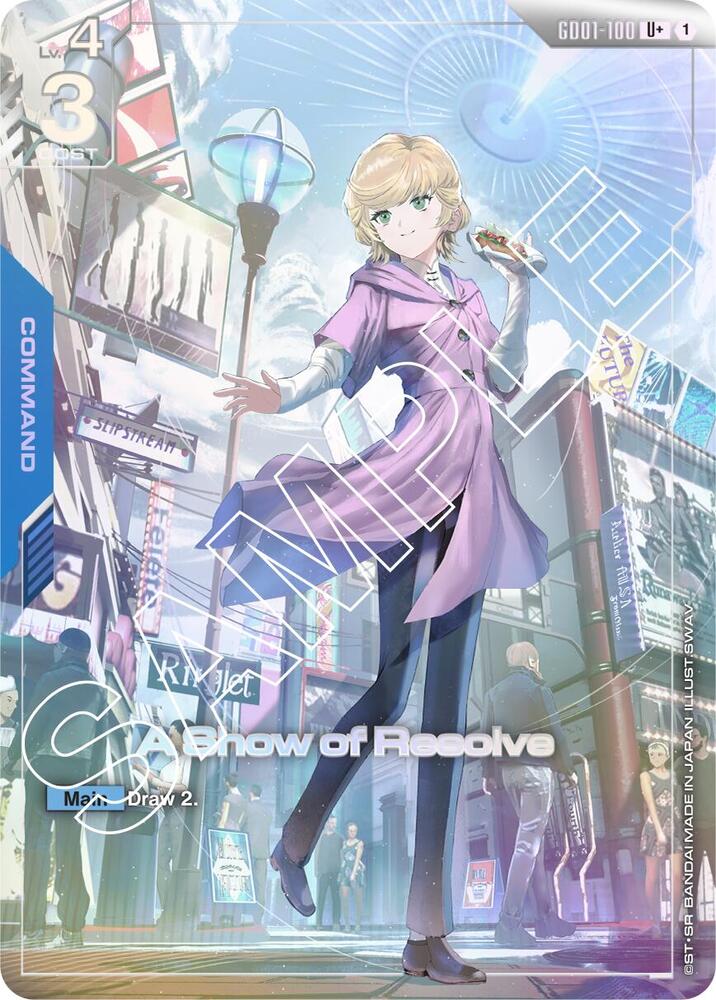 A Show of Resolve (U+) card image
