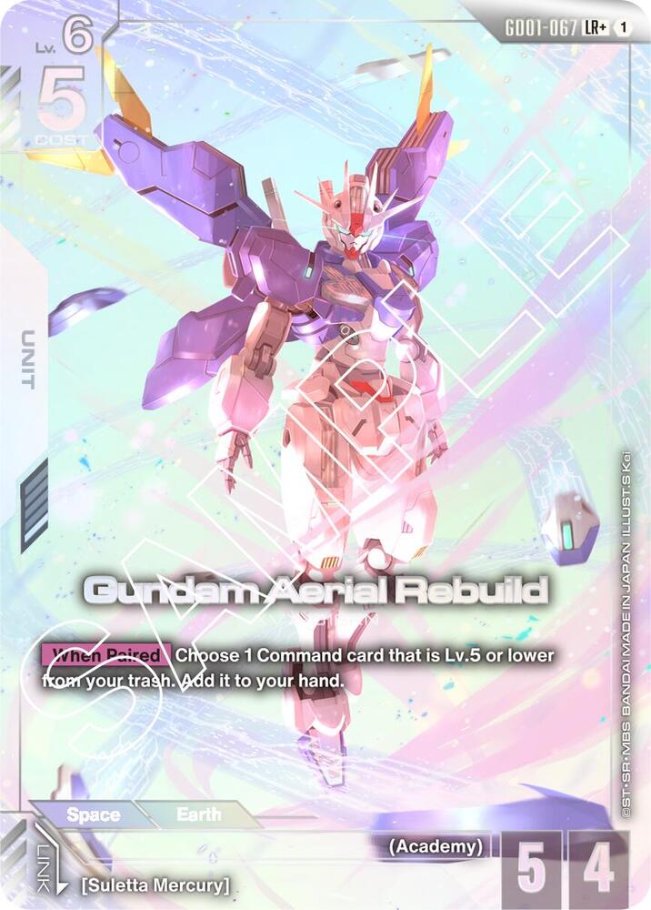 Gundam Aerial Rebuild (LR+) card image