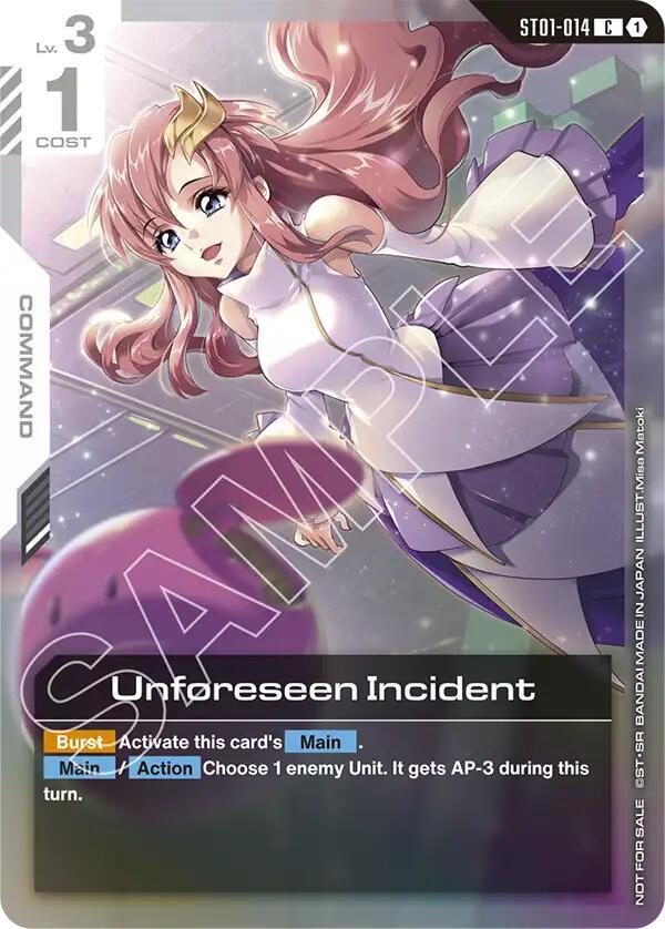 Unforeseen Incident (Store Tournament Participant Pack 01) card image