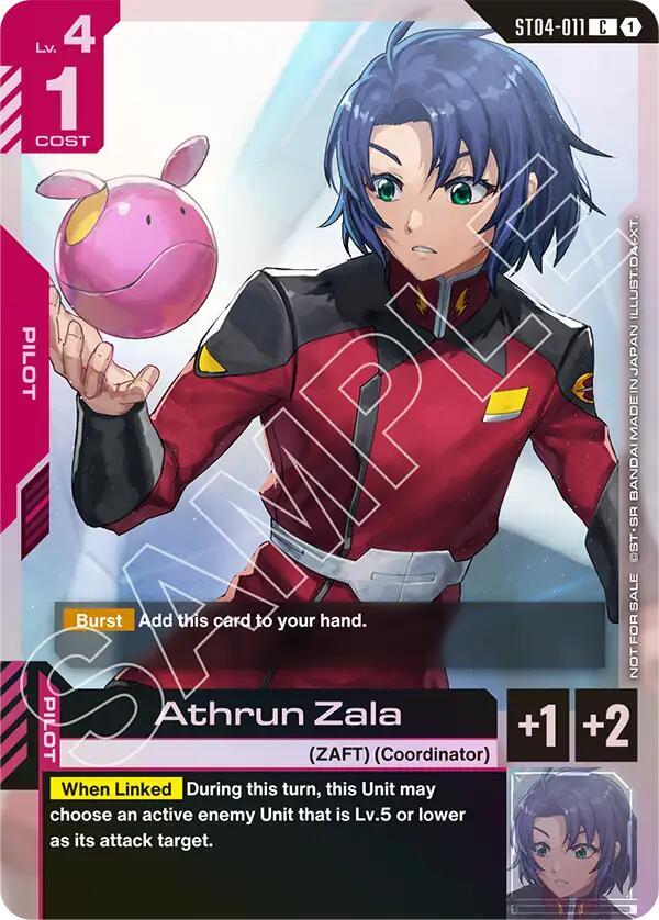Athrun Zala (Store Tournament Participant Pack 01) card image