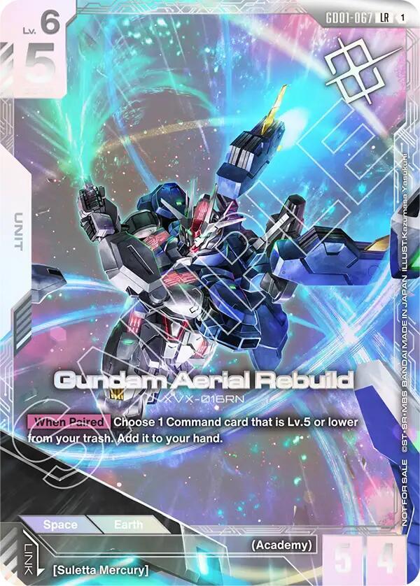 Gundam Aerial Rebuild (Newtype Challenge 2025 Mission1) card image