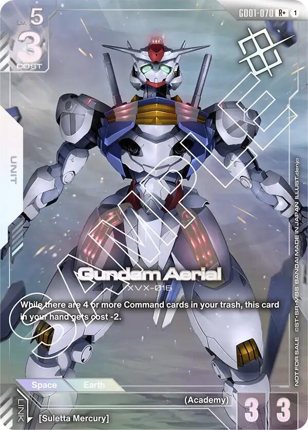 Gundam Aerial (Store Tournament Winner Pack 01) card image