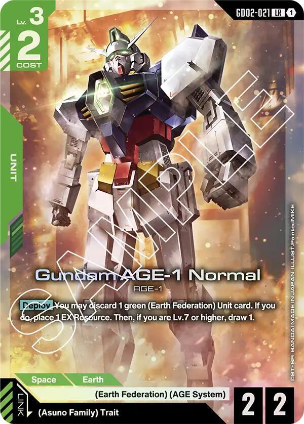 Gundam AGE-1 Normal card image