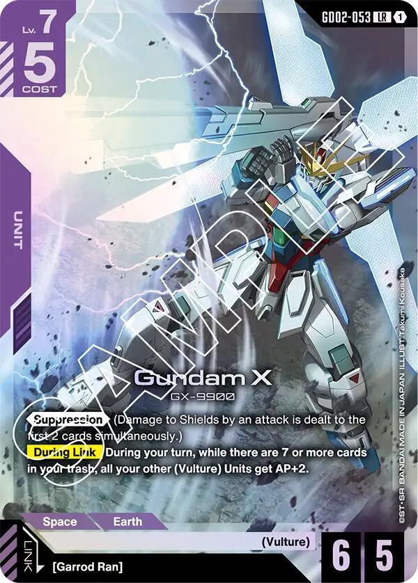 Gundam X (GD02-053) card image