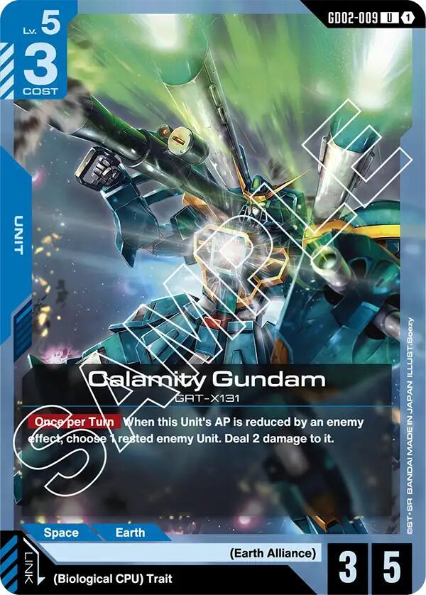 Calamity Gundam card image